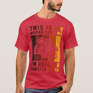 T-shirt C'Est Mon Costume Humain Je Suis Vraiment Un Camio