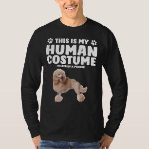 T-shirt C'est mon costume humain Je suis vraiment un canic