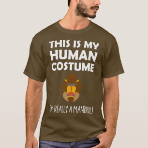 T-shirt C'est mon costume humain Je suis vraiment un Hal M