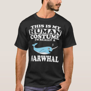 T-shirt C'est mon costume humain, je suis vraiment un Narw