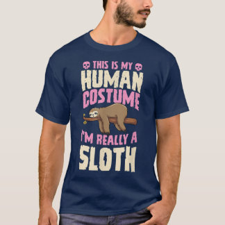 T-shirt C'est Mon Costume Humain Je Suis Vraiment Un Pares