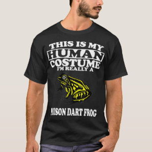 T-shirt C'est mon costume humain Je suis vraiment un poiso