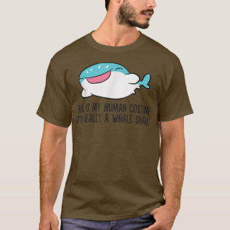 T-shirt C'est mon costume humain Je suis vraiment un requi