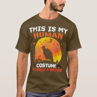 T-shirt C'est mon costume humain Je suis vraiment un vauto