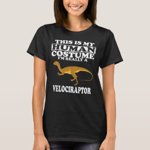 T-shirt C'est mon costume humain Je suis Vraiment un Veloc