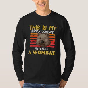T-shirt C'est mon costume humain Je suis vraiment un Womba