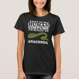 T-shirt C'est mon costume humain Je suis vraiment une Anac