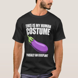 T-shirt C'est mon costume humain, je suis vraiment une aub