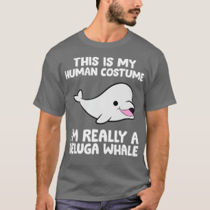 T-shirt C'Est Mon Costume Humain Je Suis Vraiment Une Bale