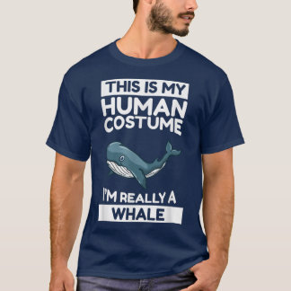 T-shirt C'est mon costume humain Je suis vraiment une bale