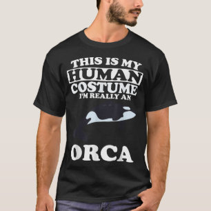 T-shirt C'est mon costume humain Je suis vraiment une bale