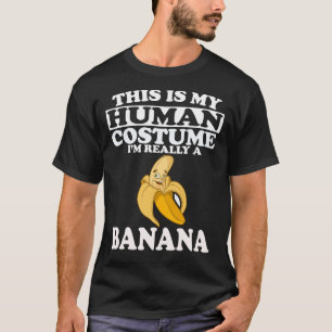 T-shirt C'est mon costume humain, je suis vraiment une ban