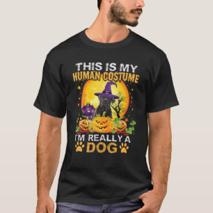 T-shirt C'est mon costume humain Je suis vraiment une cann