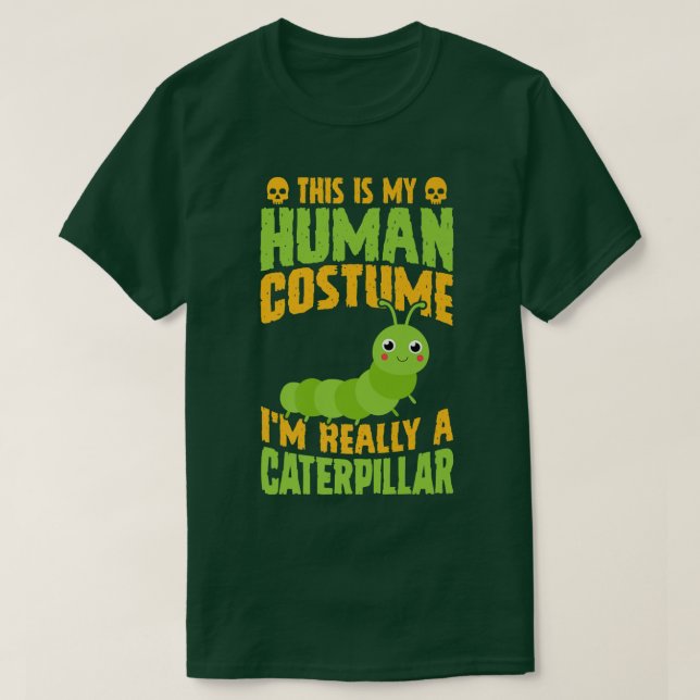 T-shirt C'est mon costume humain Je suis vraiment une chen (Design devant)
