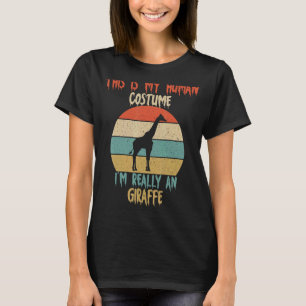 T-shirt C'est mon costume humain Je suis vraiment une Gira