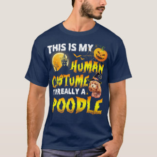 T-shirt C'est mon costume humain Je suis vraiment une sorc