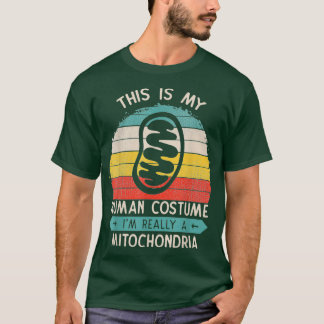 T-shirt C'Est Mon Costume Humain Mitochondrie La Biologie 