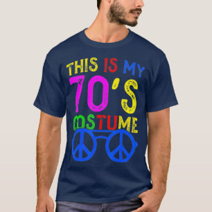 T-shirt C'est mon costume les années 70 drôle Halloween 70