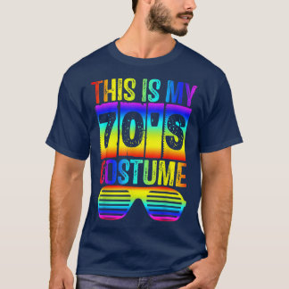 T-shirt C'Est Mon Costume les années 70 Happy Hommes Hallo