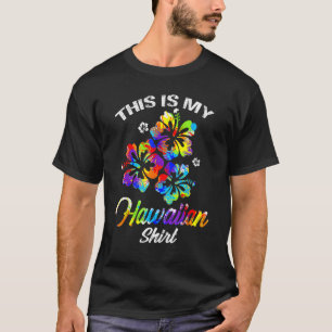 T-shirt C'Est Mon Costume Luau Tropical Hawaïen H