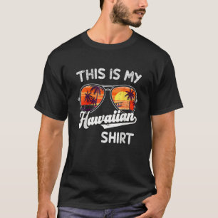 T-shirt C'Est Mon Costume Luau Tropical Hawaïen H