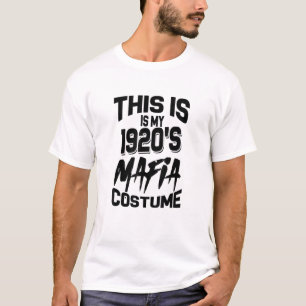 T-shirt C'est mon costume mafieux des années 1920 Hallowee