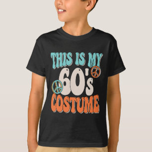 T-shirt C'Est Mon Costume Peace 60s Costume Costume Costum