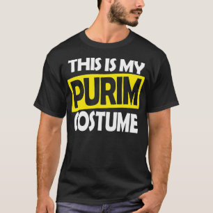 T-shirt C'est mon costume Purim Costume juif humoristique