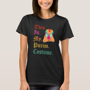 T-shirt C'Est Mon Costume Purim Drôle Hamantaschen Juif