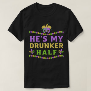 T-shirt C'Est Mon Couple Moitié Drôle Mardi Gras