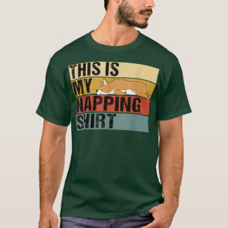 T-shirt C'Est Mon Dormir De Corgi Drôle De Napping