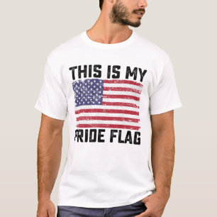 T-shirt C'est mon drapeau de fierté USA