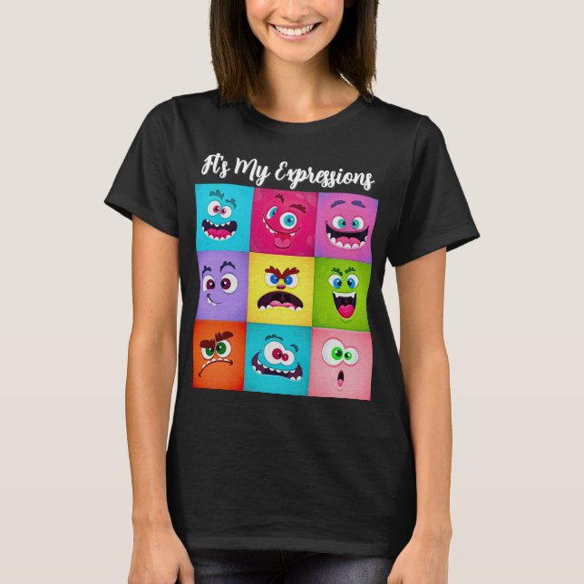 T-shirt C'est mon Expression V10 (Devant)