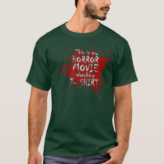 T-shirt C'est mon film d'horreur regarder chemise famille 
