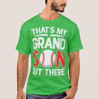 T-shirt C'est mon grand fils dehors Baseball pour les femm
