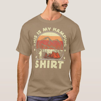 T-shirt C'Est Mon Hamping Randonnée Amusant Et Camping
