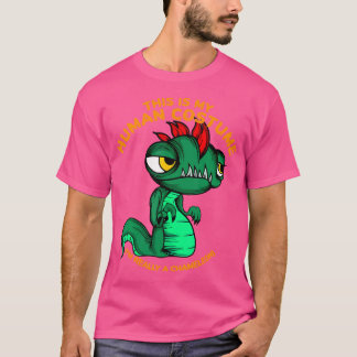 T-shirt C'Est Mon Humain Je Suis Vraiment Un Chameleon