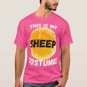 T-shirt C'Est Mon Humain Je Suis Vraiment Un Mouton Drôle