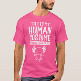 T-shirt C'est Mon Humain JE Suis Vraiment Un Salamandre Ax