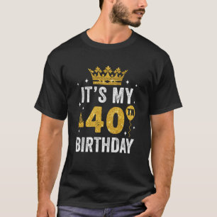 T-shirt C'est mon idée d'anniversaire de 40 ans Homme An