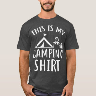 T-shirt C'Est Mon Idée De Cadeau De Camping Drôle