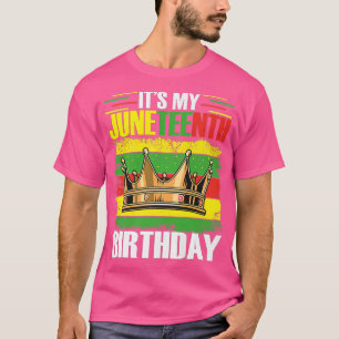 T-shirt C'est mon Junet1 Anniversaire Melanin Pride Africa