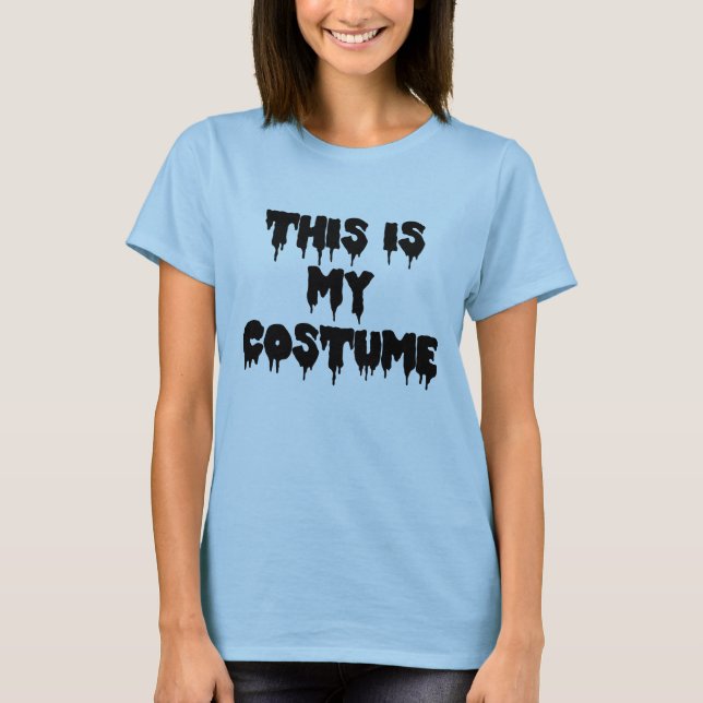 T-shirt C'est mon maillot d'Halloween (Devant)