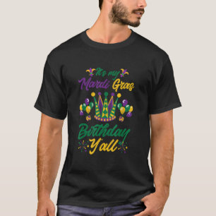 T-shirt C'Est Mon Mardi Gras Anniversaire Yall Pour Le Pro