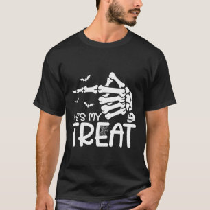 T-shirt C'est mon métier Elle est ma belle squelette Hallo