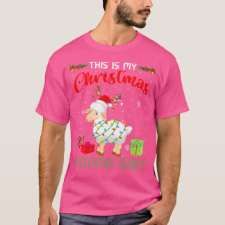 T-shirt C'Est Mon Mouton Reindeer De Noël Père Noël