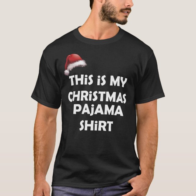 T-shirt C'est mon Noël chemise-Drôle de pyjama de Noël (Devant)