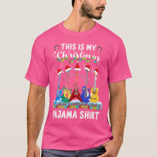 T-shirt C'Est Mon Noël Guitare Guitariste Musique Amour