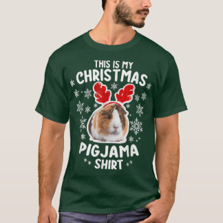 T-shirt C'Est Mon Noël Pigjama Guinée Cochon Noël