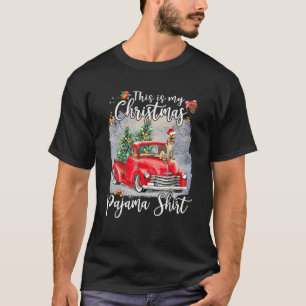 T-shirt C'Est Mon Pajama Allemand Berger Chien Tr De Noël